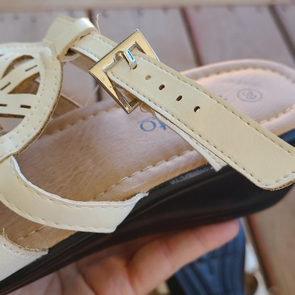 Vintage Alberto boho heeled sandals - Picture 10 of 10